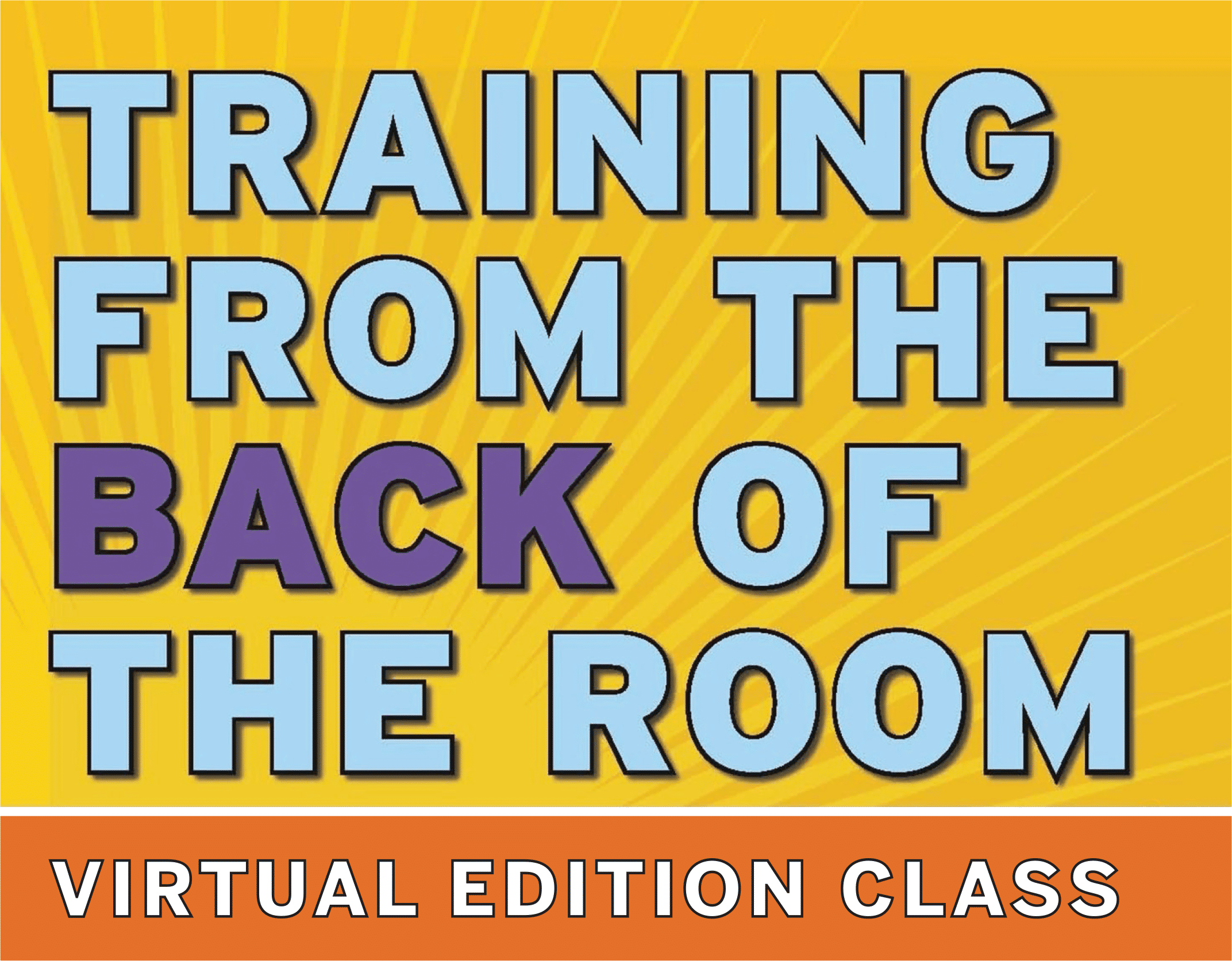TBR-VE - Training from the Back of the Room Virtual Edition logo